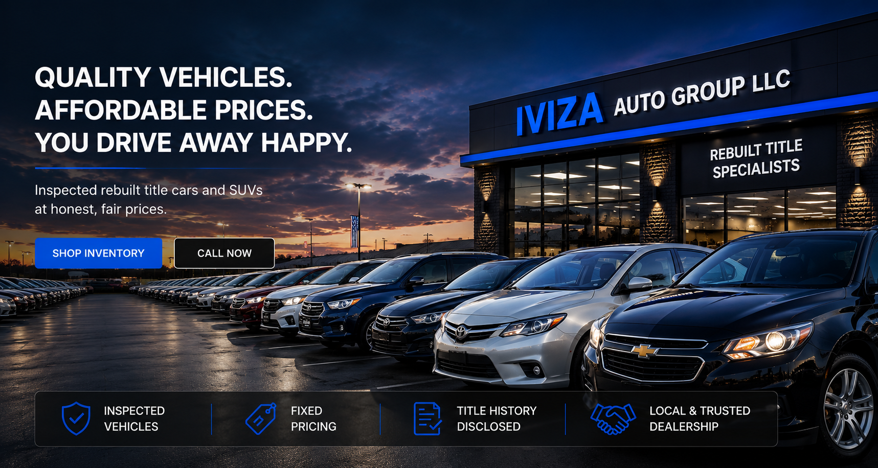 Iviza Auto Group dealership inventory in Corydon, Indiana